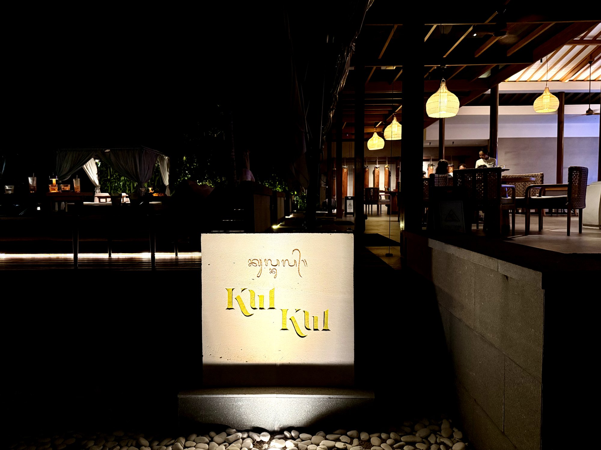 Kulkul Beach Houseのバーカウンター