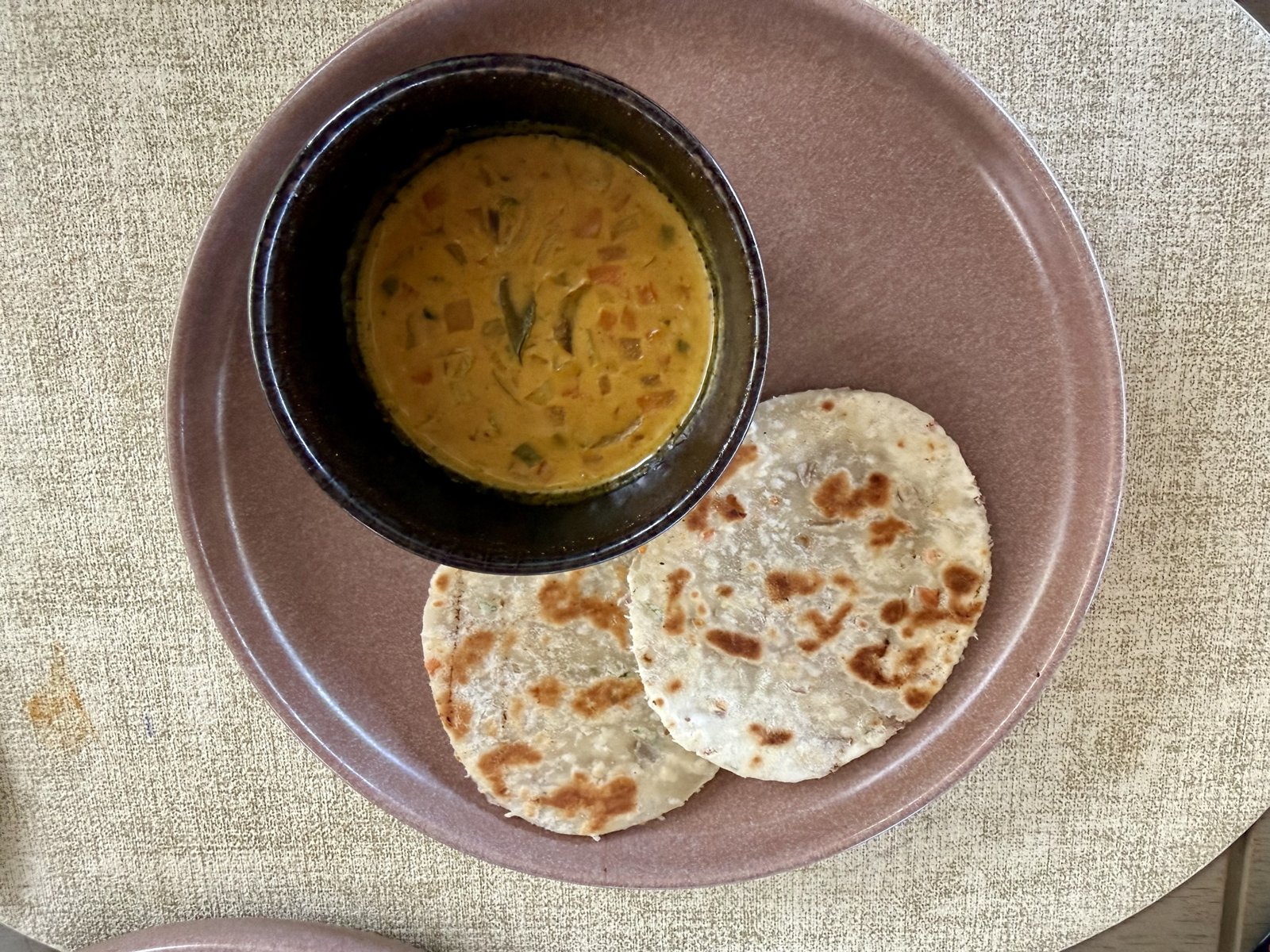 ポルロティと野菜カレー（アラカルト）