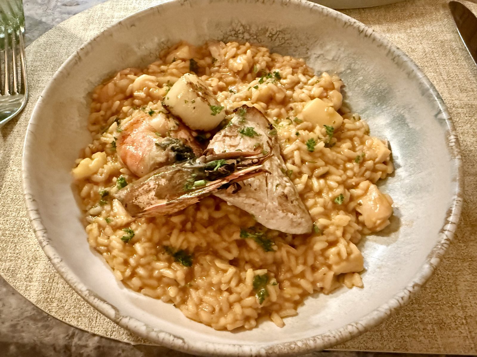 Seafood Risotto（$50／約7,820円）