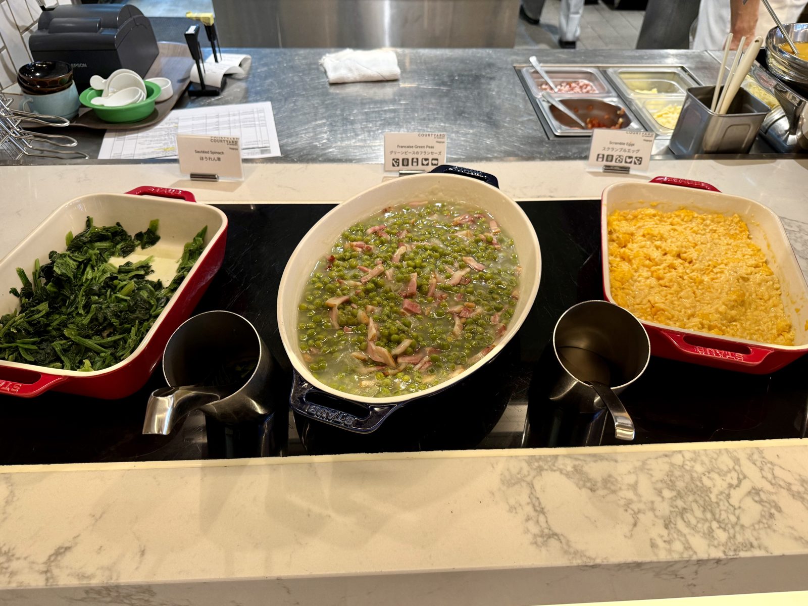 コートヤード・バイ・マリオット名古屋｜温かい料理