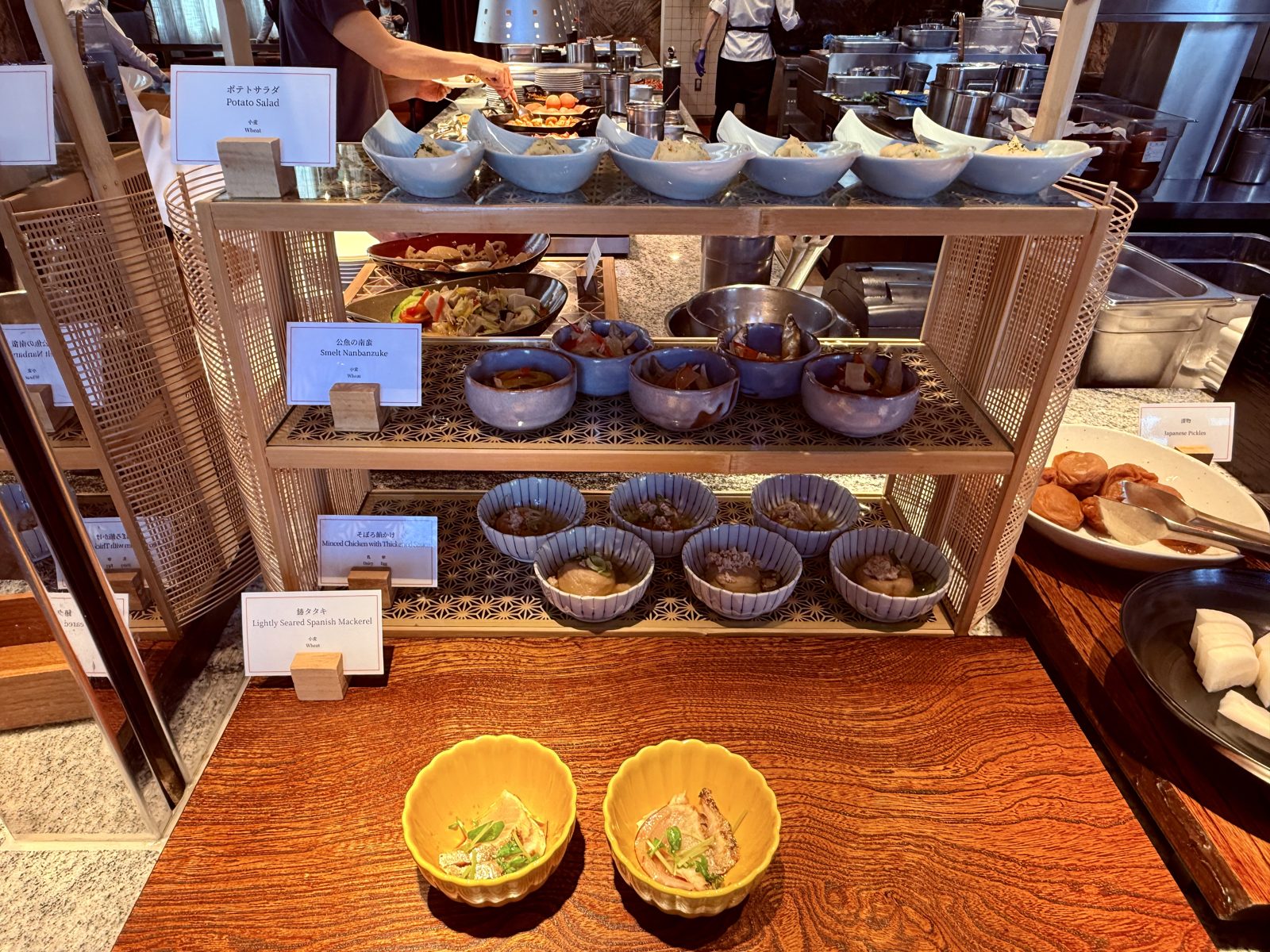 セントレジス大阪｜朝食の小鉢のコーナー