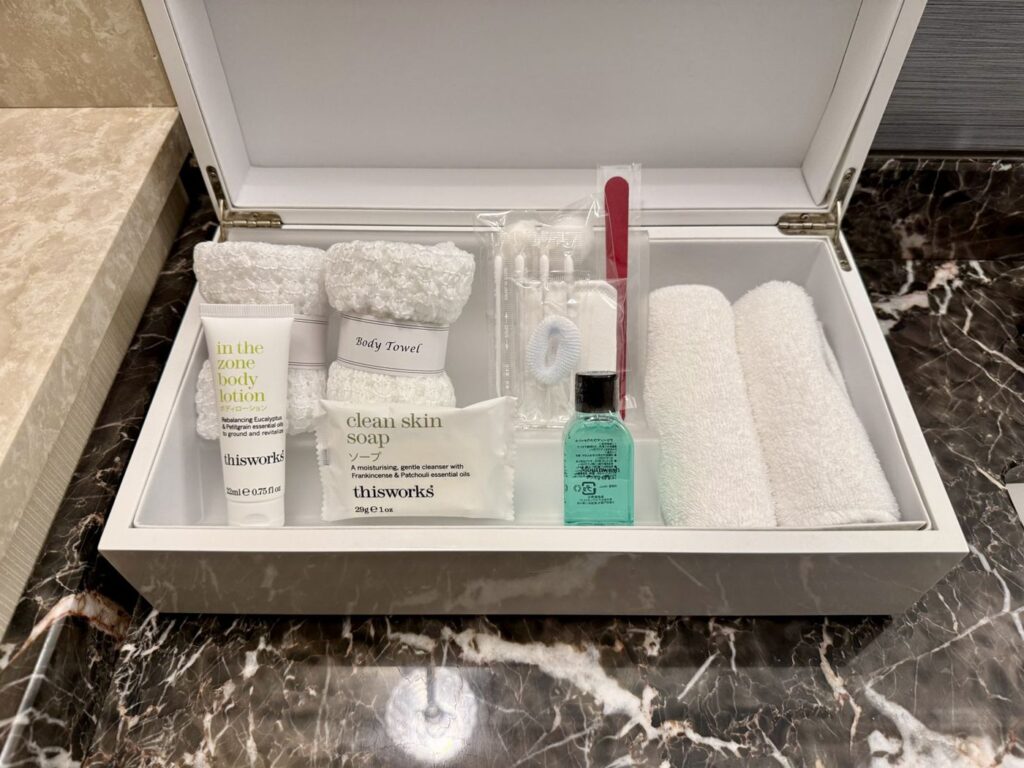 東京マリオットホテル 客室のアメニティ（thisworks）